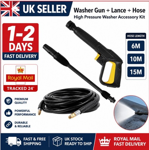 High pressure wash gun - pressure, jet
